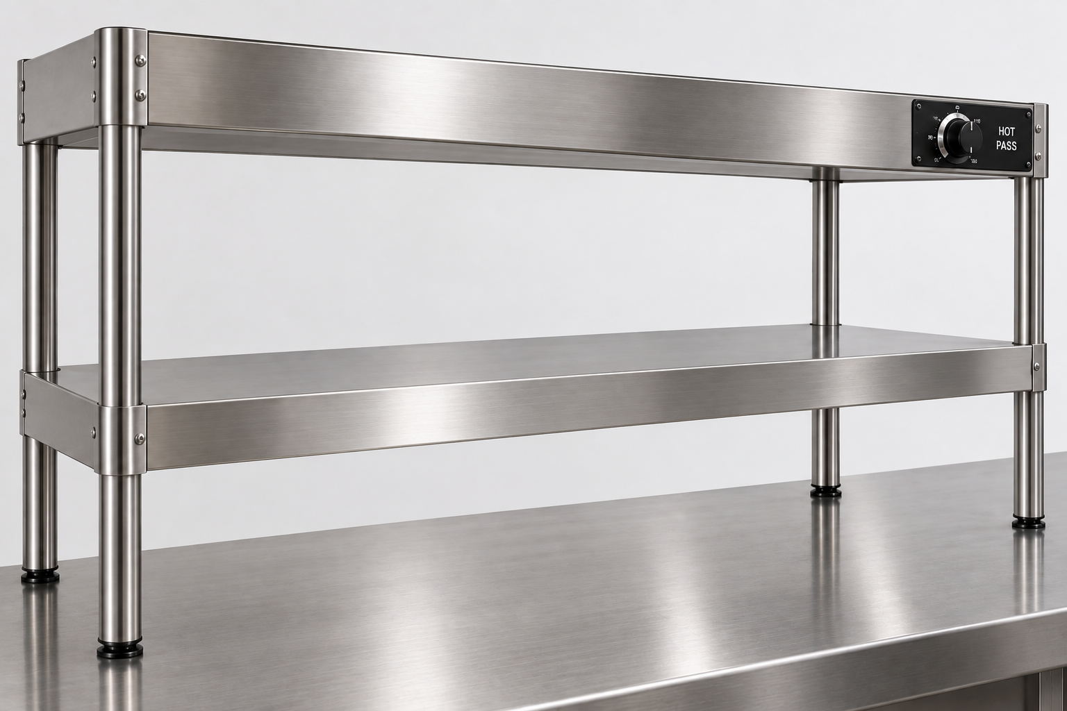 Stainless Steel Hot Pass - 2 Tier